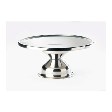 Cal-Mil Cal-Mil 1308 Stainless Steel Cake Stand Riser 12" Dia. x 7"H 1308